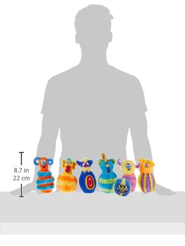 Melissa & Doug - Monster Juego de 6 Bolos de Peluche