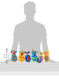 Melissa & Doug - Monster Juego de 6 Bolos de Peluche