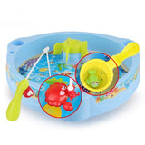 SULULU Juguete de la Pesca, Juguete del baño del bebé Juego de Pesca de la Red magnética Pesca Aprendizaje de la educación Juego Juego diversión al Aire Libre Mejor Regalo para los niños