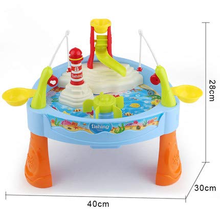 SULULU Juguete de la Pesca, Juguete del baño del bebé Juego de Pesca de la Red magnética Pesca Aprendizaje de la educación Juego Juego diversión al Aire Libre Mejor Regalo para los niños
