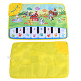 Asixx Alfombra Musical para Bebé, Alfombra de Piano, Juego de Alfombrilla, de Plástico Y Tela, Cinco Modos, Regalo para Bebé Y Los Niños