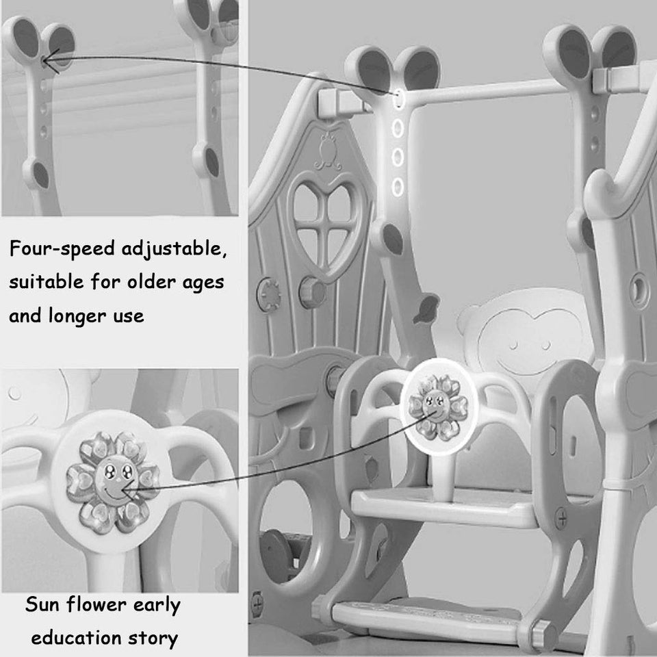 Juguetes y Juegos Combinación De Columpios Deslizantes Guardería Infantil De Interior Tobogán Juegos para Bebés Niños Pequeños Juguete Multifunción Columpio Infantil Multifunción