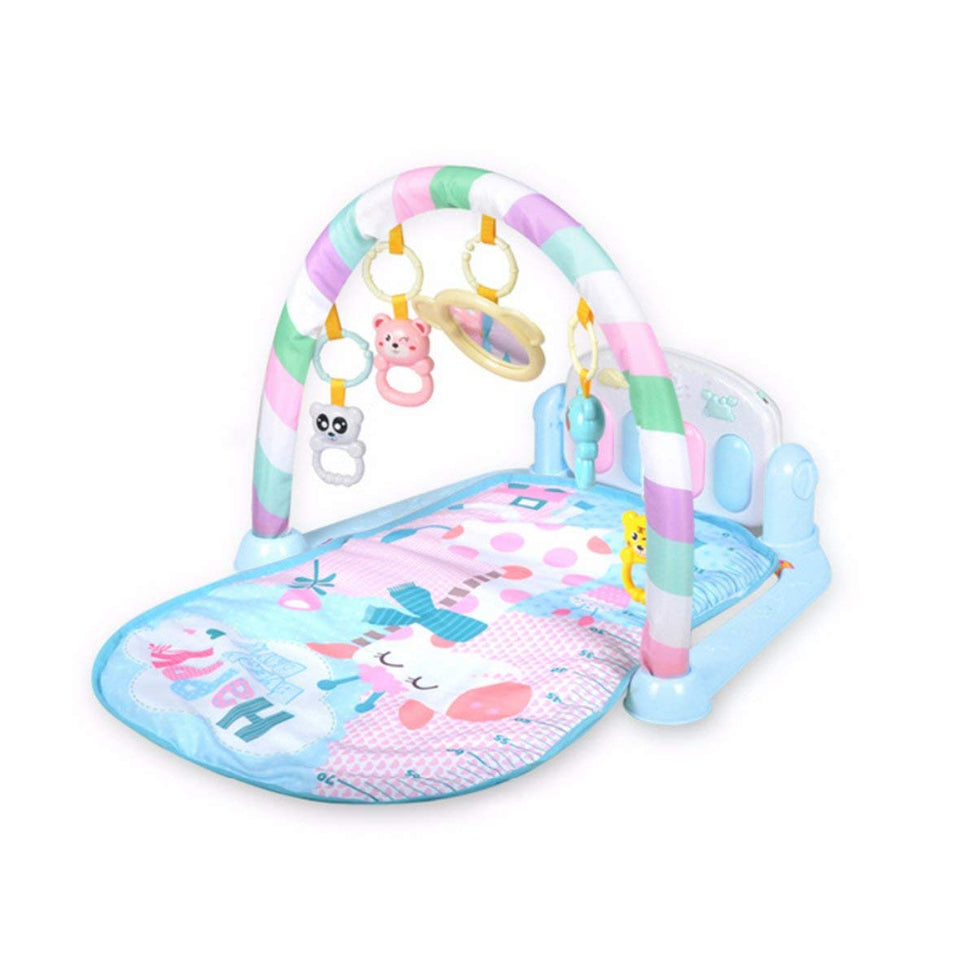 Tivolii Juego para bebés Alfombra para Gatear Recién Nacidos Bebé Actividad de Juego Suave Patada Sentado Sentado Estera Pedal Música de Piano Alfombra Manta Juguetes educativos