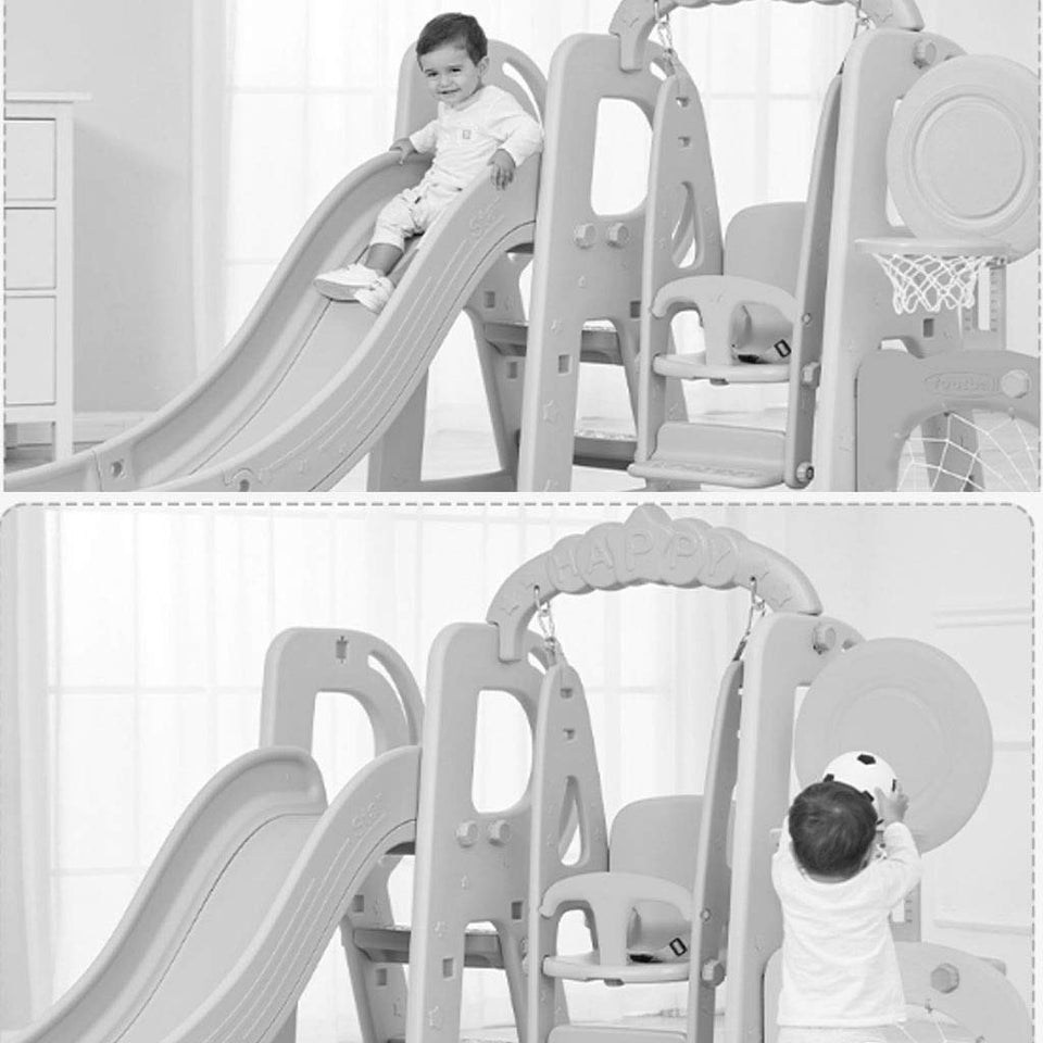 Juguetes y Juegos Juego De Tobogán Combinación De Tobogán para Bebé En Casa Multifunción Columpio De Jardín De Infantes Juguete Grande Tobogán con Combinación De Letras Apto para Bebé De 8 Años