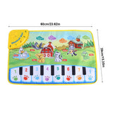 Asixx Alfombra Musical para Bebé, Alfombra de Piano, Juego de Alfombrilla, de Plástico Y Tela, Cinco Modos, Regalo para Bebé Y Los Niños