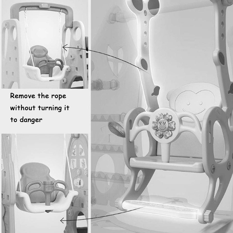 Juguetes y Juegos Combinación De Columpios Deslizantes Guardería Infantil De Interior Tobogán Juegos para Bebés Niños Pequeños Juguete Multifunción Columpio Infantil Multifunción