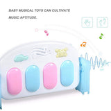 Tivolii Juego para bebés Alfombra para Gatear Recién Nacidos Bebé Actividad de Juego Suave Patada Sentado Sentado Estera Pedal Música de Piano Alfombra Manta Juguetes educativos