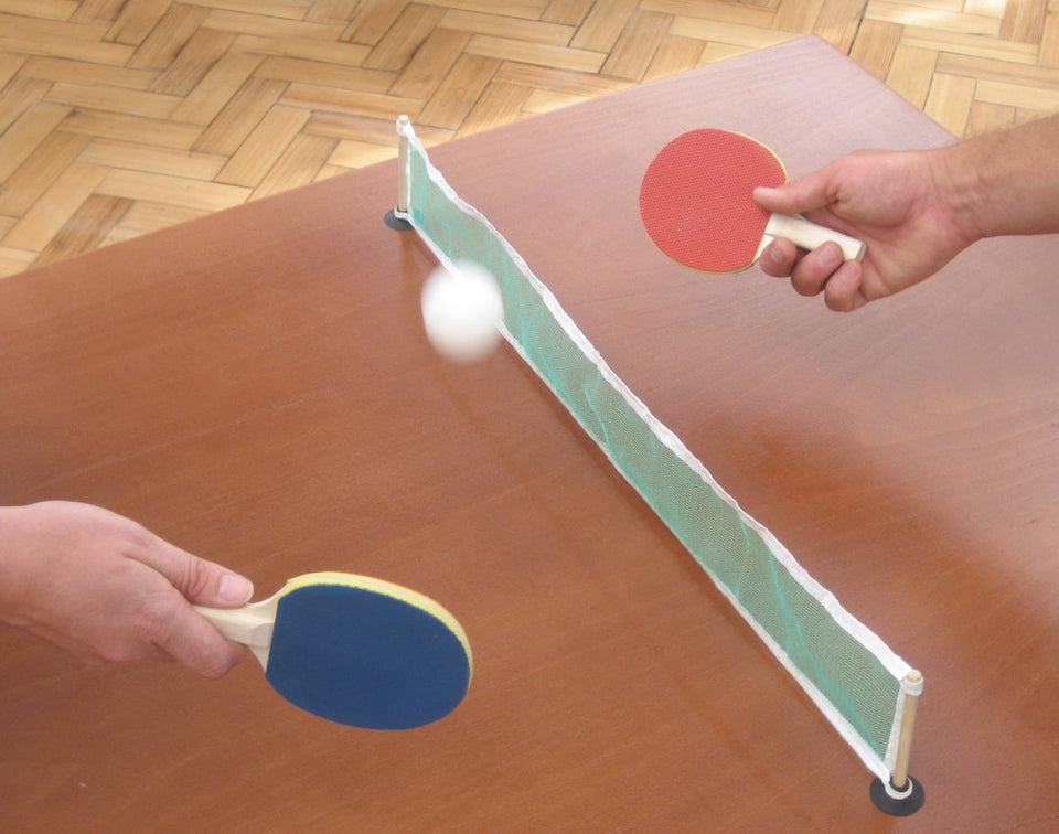 NPW computadora/set de tenis de mesa de ping pong, color rojo/azul, Ping Pong, Rojo/Azul, 1