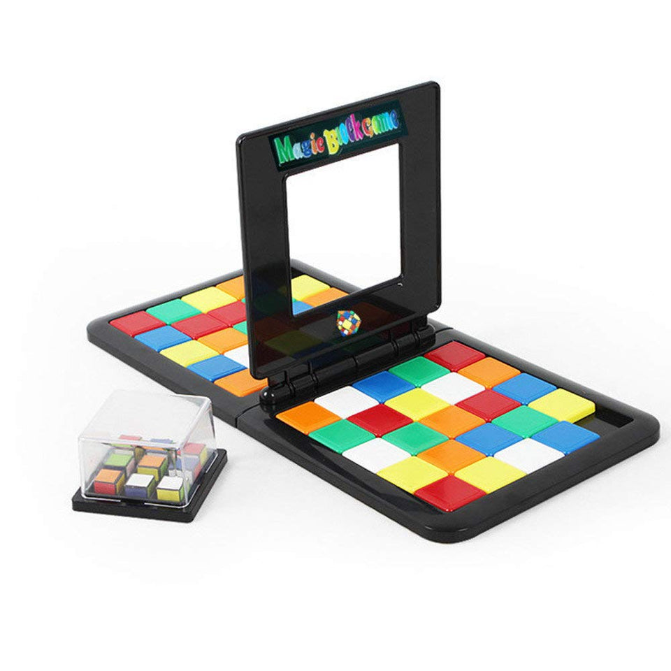 Juego de bloques mágicos 2019 Juego de cerebro para niños y adultos Rubiks cubeta educativo rompecabezas bloques juego de mesa para niños y adultos