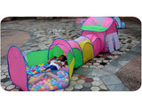 WYQ Kids Play Pack-4 (Tienda, Túnel, Foso para Bolas, Mini aro de Baloncesto) Patio de Juegos para bebés y niños pequeños, en Interiores o al Aire Libre Corralito Play Yard
