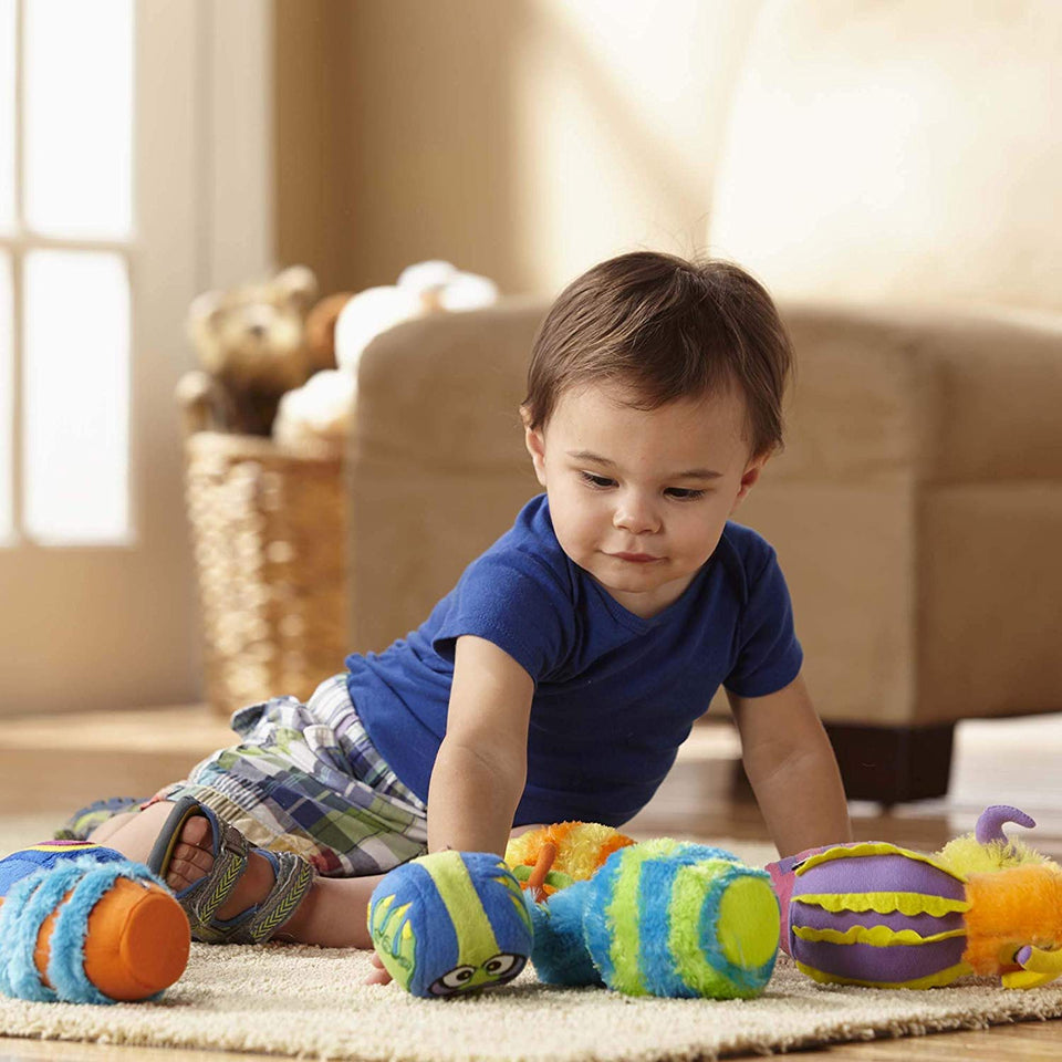 Melissa & Doug - Monster Juego de 6 Bolos de Peluche