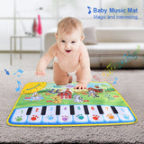 Asixx Alfombra Musical para Bebé, Alfombra de Piano, Juego de Alfombrilla, de Plástico Y Tela, Cinco Modos, Regalo para Bebé Y Los Niños