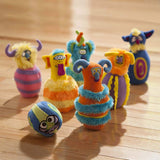 Melissa & Doug - Monster Juego de 6 Bolos de Peluche