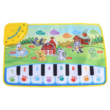 Asixx Alfombra Musical para Bebé, Alfombra de Piano, Juego de Alfombrilla, de Plástico Y Tela, Cinco Modos, Regalo para Bebé Y Los Niños