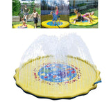 LIJUEZL Estera de rociado de rociadores de Agua de 170 cm, Césped de Juegos para niños Juguete de espray de Agua Inflable de PVC para bebé Actividad de diversión en la Playa