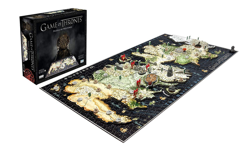4D Cityscape, Game of Thrones, Rompecabezas de Poniente (Westeros), 1400 Piezas
