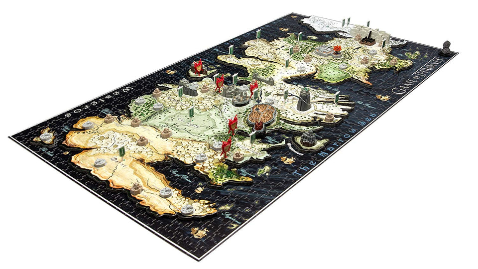 4D Cityscape, Game of Thrones, Rompecabezas de Poniente (Westeros), 1400 Piezas